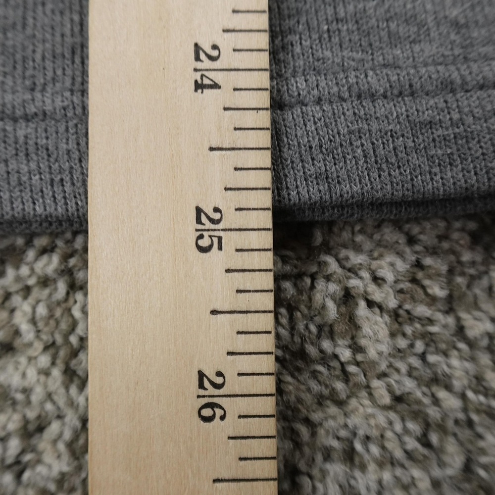 Eddie Bauer Sweater Mens M Gray Knit Thermal Crewneck Pullover Outdoor Hiking - Picture 7 of 9
